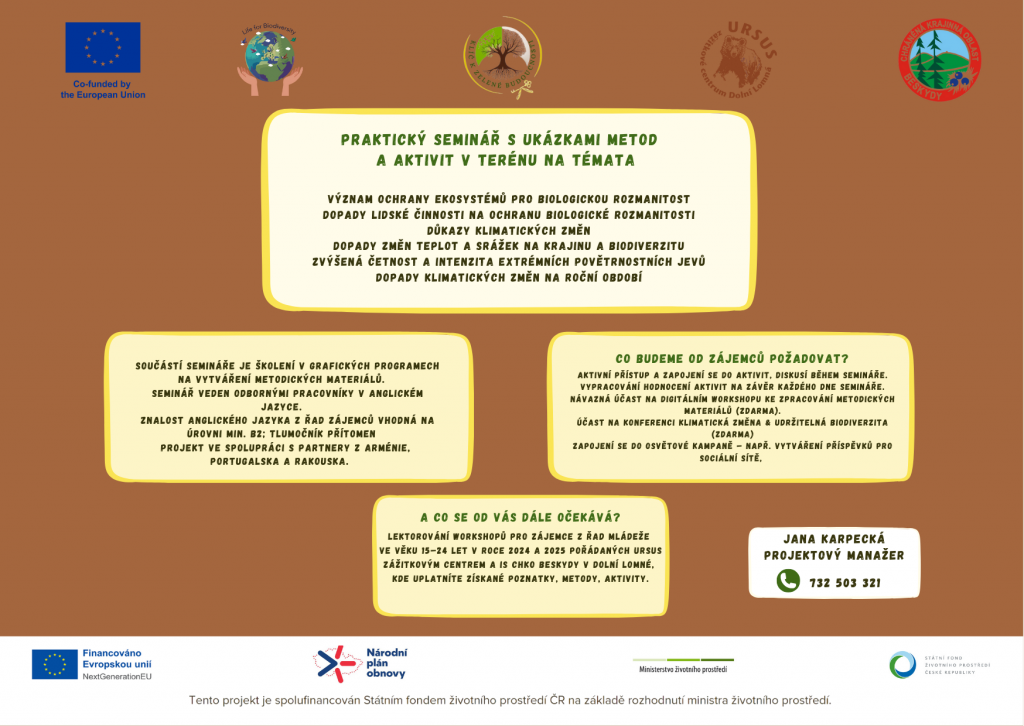 7450seminar lifbio 3 1 | Praktický seminář - Ze života biodiverzity